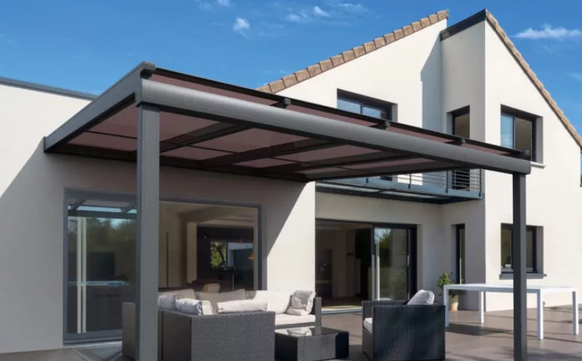 Murano Integrale Glasterrassendach mit Markise