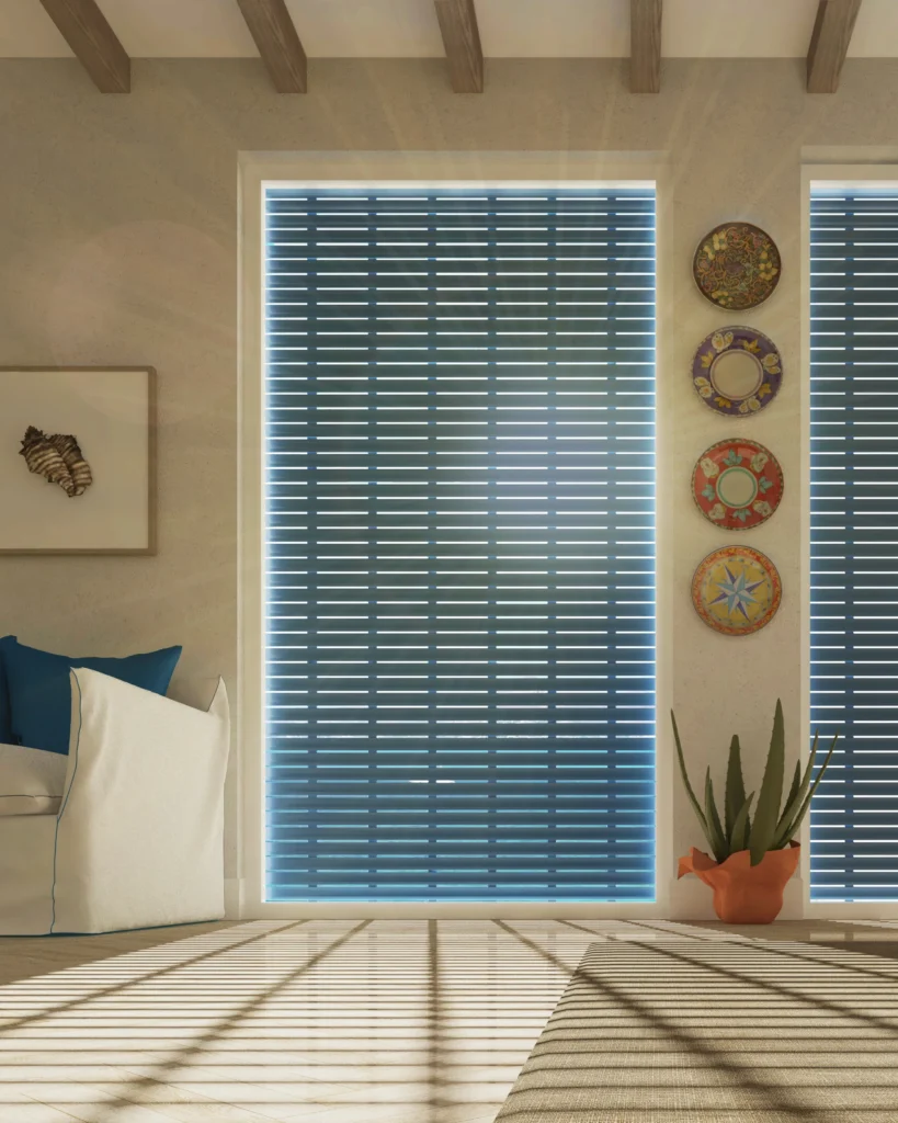 Arialuce Rolladen als Sonnenschutz mit Lichtdurchlässigkeit